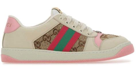 gucci screener sneakers black|Gucci screener sneaker with crystals.